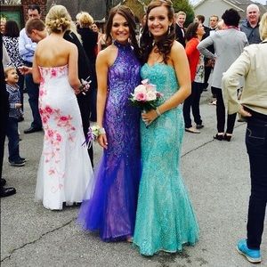 purple prom dress